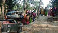 নওগাঁর মান্দায় ট্রাক্টরচাপায় এক ভ্যানচাল...
